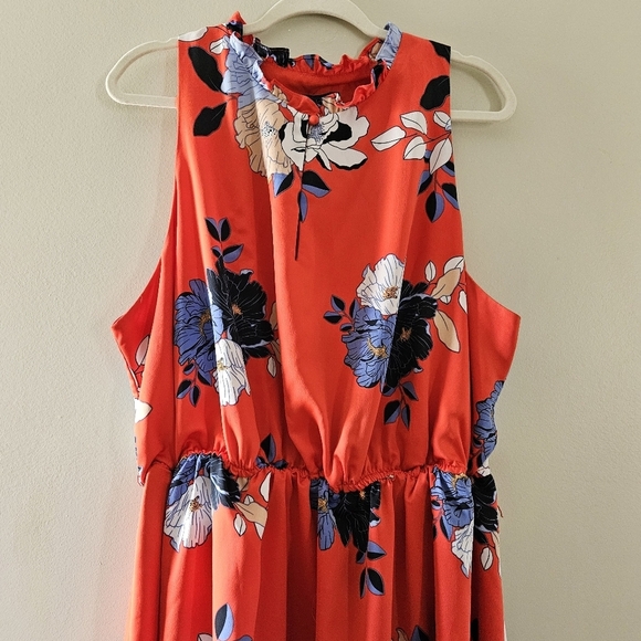 Rachel Rachel Roy Concetta Floral Print High Low Midi Femenine Dress Size 3X. - Picture 12 of 16